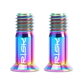 HUIOP 2PCS Titanium Bicycle Rear Derailleur Jockey Wheel Bolt for MTB Road Bike M5×14.2mm Bike Guide Roller Bolt Screw,Titanium Screw