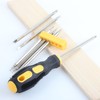 KEWAYO Screwdriver Replacement Screwdriver Set, 6-in-1 Bit Ratchet Screwdriver, Repair