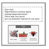 Red Rose and Gold Glitter Background Banner for Photo Booth,