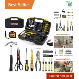 Unbranded Complete 40-Piece Tool Kit with Storage Case - Durable & Corrosion Resistant