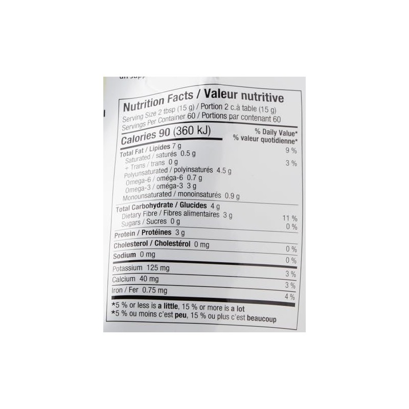 Webber Naturals Webber Naturals Cold Milled Ground Flaxseed - Certified