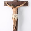 BC Catholic Crucifix Wall Cross, Jesus Christ Cross, Religious Devout