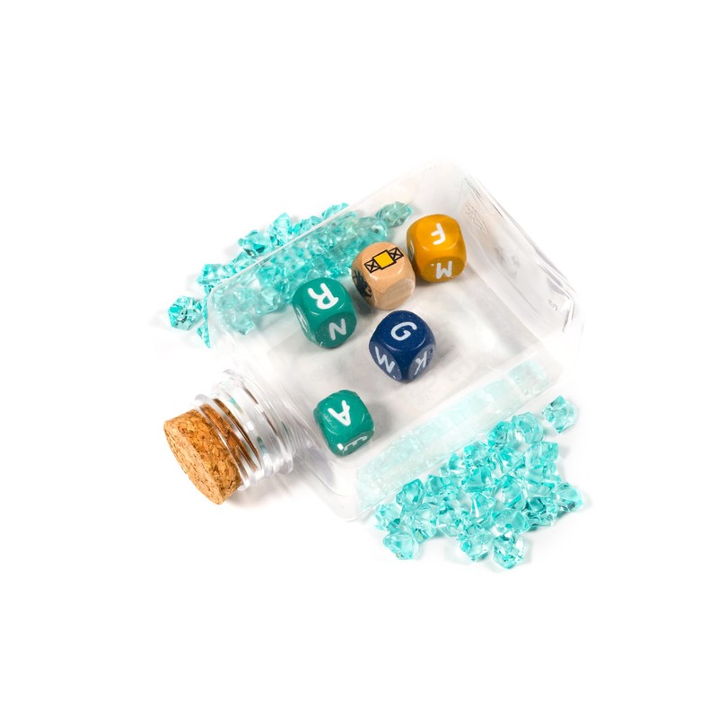 Message in a Bottle - Shake The Dice Word Game