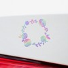 Decal Stickers of Wedding (Hologram) (Set of 2) Premium Waterproof