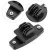 QWORK Electric Fence Insulators, 100 Pcs Wood Post Claw Insulators