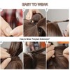 Ponytail 60 cm Long Straight Wrapped Extension Synthetic Hair Extension