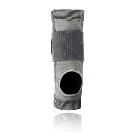 Rehband QD Knitted Wrist Support for Gym Workout All Day Use, Grey, Medium