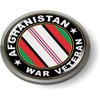 Afghanistan War Veteran 3D Domed CAR Emblem Badge Sticker Chrome
