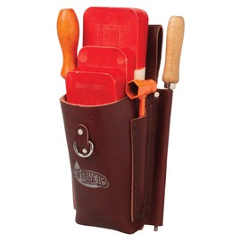 Weaver Arborist Leather Burgundy Felding Wedge Pouch for Tree Cutting (08500-06)