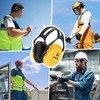 EZARC Noise Cancelling Ear Muffs, SNR 34dB Noise Reduction, Adjustable