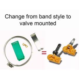 TPMS New Silver Stem 315mhz TPMS Set 7L1Z1A189A 6F2Z1A189A Fits 2007 2008 Ford Ranger