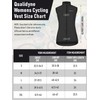 Chaleco de Ciclismo para Mujer, Ligero y Resistente al Viento,