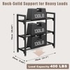 Jusgym Dumbbell Rack, 400LBS Load, Adjustable Weight Rack for Dumbbells