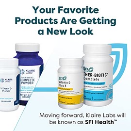 Klaire Labs Klaire Labs SFI Health Ther-Biotic Synbiotic Prebiotics & Probiotics for Women & Men - Daily Probiotic with Low FODMAP Prebiotic - Gut, Immune, Respiratory & Digestive Health Support (30 Capsules)