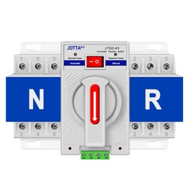 Dual Power Automatic Transfer Switch,CB Type ATS 3P 63A 220V 50/60Hz,Changeover Switch for Generator