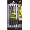 Pilot G2 Retractable Gel Ink Pens Bold Point Black 10