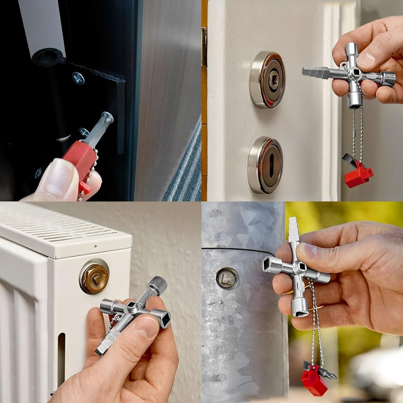 AHEJIOO 7 piece set, heating bleed key set, control cabinet