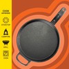 Lodge BOLD 12 Inch Seasoned Cast Iron Griddle, Design-Forward Cookware