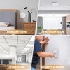Ceiling Cover Plate,5 Inch Metal Blank Wall Plate Fits 3-1/4"