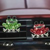 Bling Frog Car Air Freshener Vent Clip, Sparkly Crystal Rhinestone
