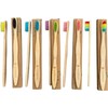 Georgee Essentials Cepillos de Bambú Ecológicos Multicolor Sin BPA 10