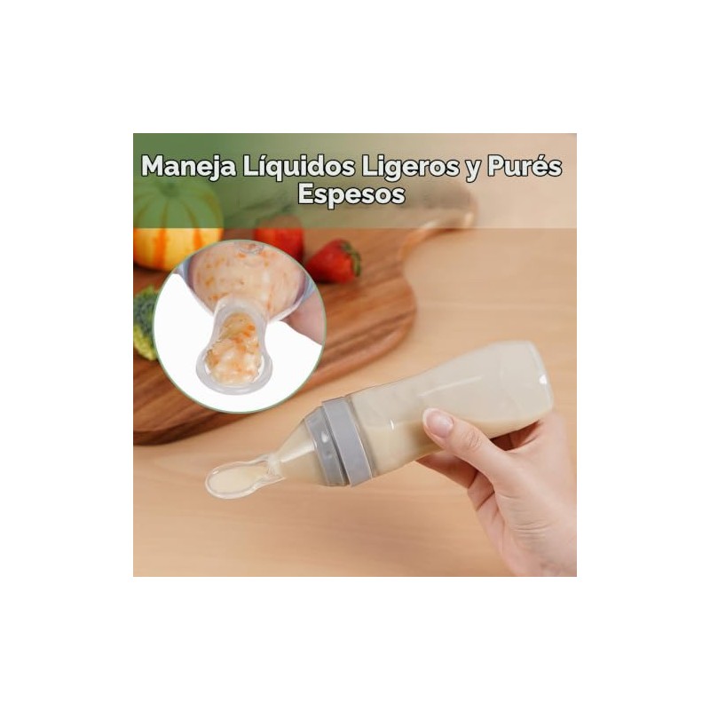 haakaa Cuchara Dosificadora De Silicona Para Comida De Bebé, 113