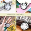 FUNGORGT Pocket Watch for Men Ultra Thin Bold Number Face