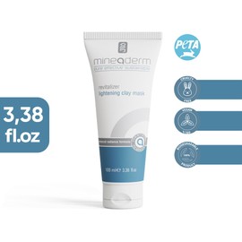 Mineaderm Revitalizer Lightening Clay Mask – Klärende Tonerde-Maske mit Niacinamid & Süßholzwurzel – Hautbild-aufhellende Pflege für müde & fahle Haut – 100 ml