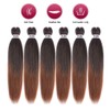 Pre Stretched Braiding Hair 22 Inch 6 Packs Professional Soft