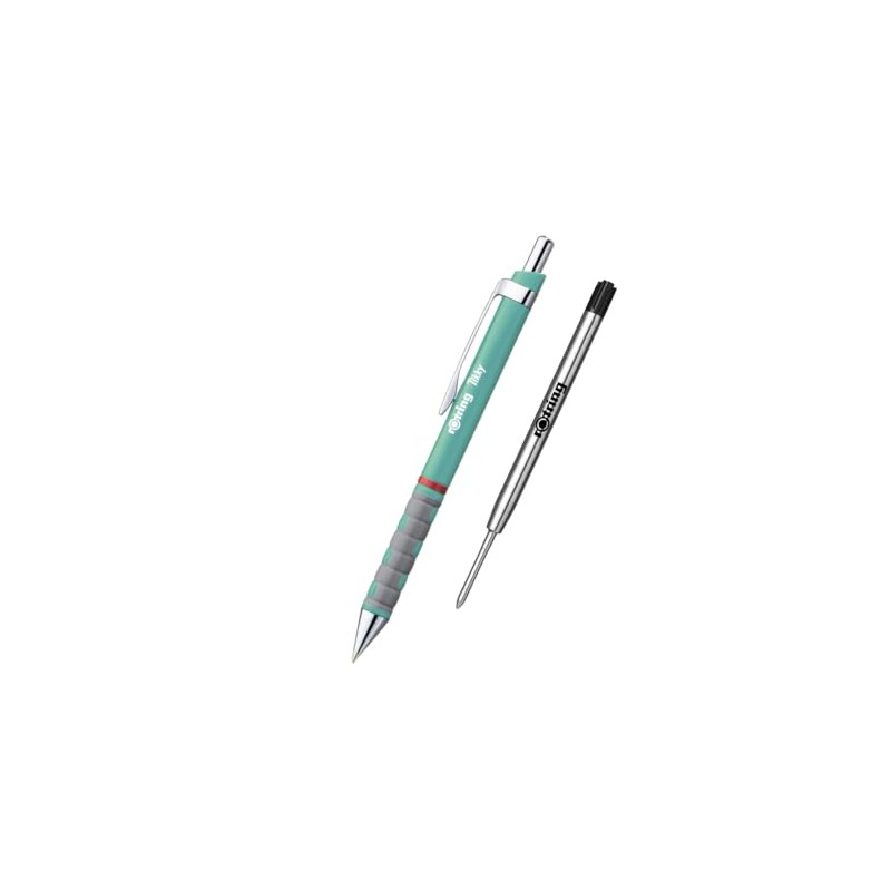rOtring Tikky III Ballpoint Pen - Turquoise Barrel with Blue