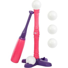 Little Tikes T-Ball Set, Pink, 5 Balls, for Toddlers Ages 18+ Months (76567)