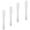Minkissy 4pcs Cosmetic Spatula Plastic Facemask Stirring Stick Makeup Scoop