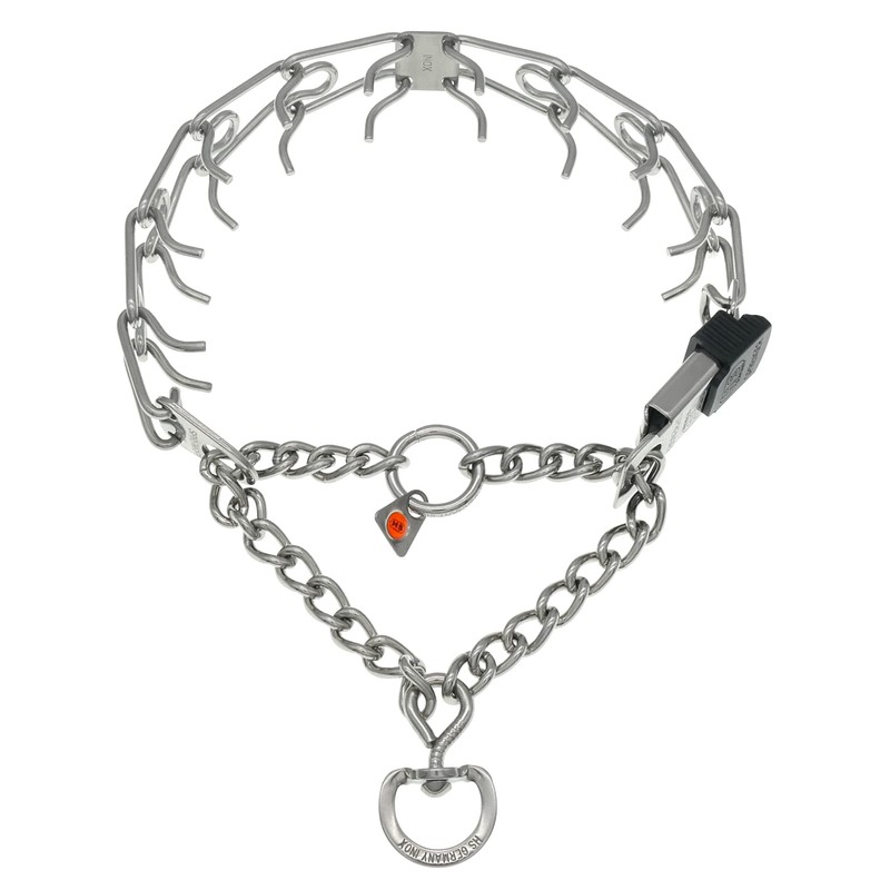 Herm Sprenger Prong Dog Collar with Quick Release ClicLock Buckle