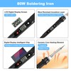 Soldering Iron Set, Soldering Tips Thread Insert Set LED Display