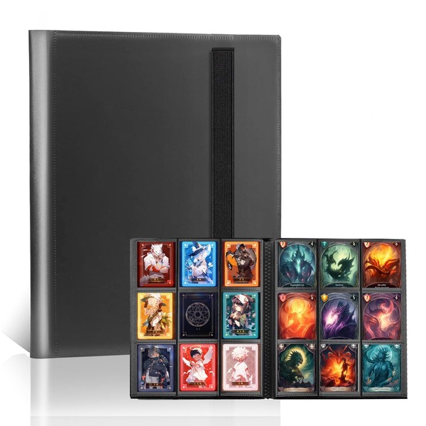 Trading Card Album, Card Binder 9 Pocket, Trading Card Albums