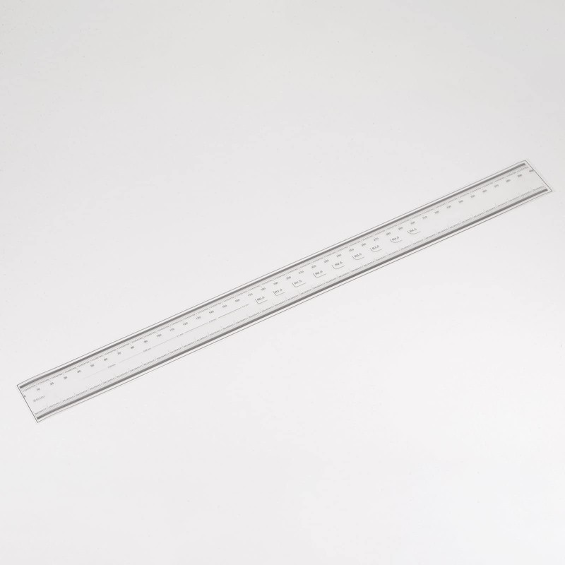sourcing map Film Flexible Ruler 40cm 0.1mm Scale with R
