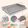 Utheer Cast Iron Griddle for Gas Grill, 25" x16" Flat