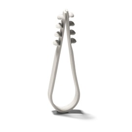 Schnabl Loop Dowels Pack of 50 6 mm - 20 mm Clamping Range - High-Quality Dowel Clamp Made of UV-Resistant Plastic - Cable Clamps for Surface Installation - Cable Attachment for Wall