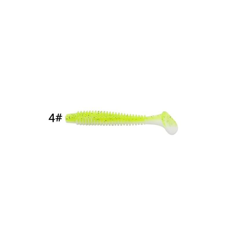 FOLANDO 16PCS Soft Fishing Lures, Soft Plastic Baits Kit Paddle