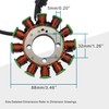 GOOFIT 12 Coil 5 Wire Stator Ignition Generator Replacement for