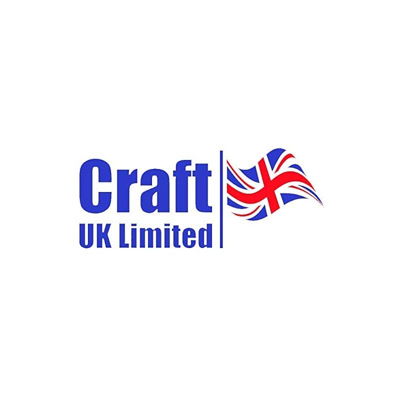 Craft UK 6x6 Poly 50 Pack, Card, Cello Bags