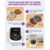 Universal Refillable Coffee Pods with 5 Holes, Suitable for k