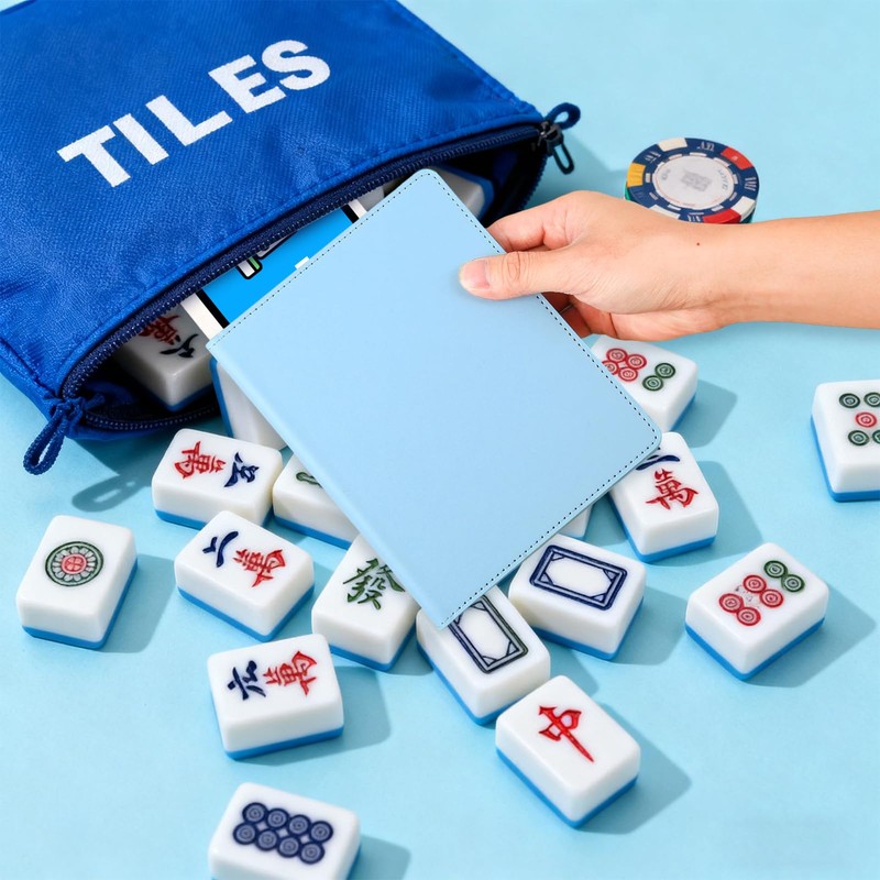 plaCredgai Mahjong Card Holder Set of 4-11.25 x 7 in