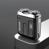 Mini Electric Shaver for Men – Rechargeable Dual Blade Beard