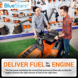 BlueStars 808656 491922 Fuel Pump - For BS 691034 692313 808492 Kawasaki 49040-7001 Kohler 24 393 04-S 24 393 16-S Honda 16700-Z0J-003 for GX620 LTX1046VT LTX1050VT Engine Lawn Mower - PACK OF 3