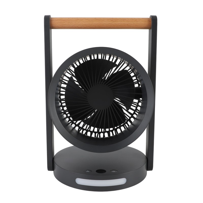 USB Desk Fan with Night Light 5 Speeds Quiet Portable