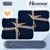 YMHPRIDE 2 Packs Cheesecloth Table Runner, 35"x120" Royal Navy Blue