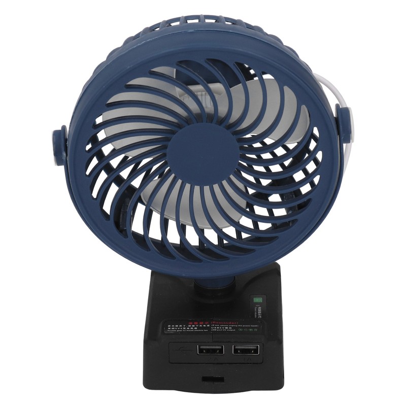 Lithium Battery Fan Cordless 2 Speeds Adjustable Angle Portable 21V