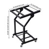 AW 9U DJ Mixer Stand Adjustable Rack Mount Rolling Stage