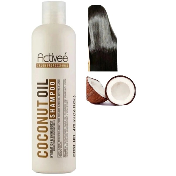 ACTIVEE COCONUT OIL SHAMPOO HIDRATION SHINE BOOST (16 FL OZ